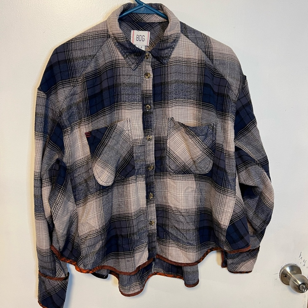 Urban Outfitters Karl Slouchy Flannel Button down shirt